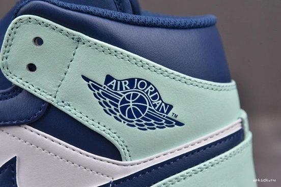 Rep EP 554725-413 554725-413 Mid Blue Jordan 1 Mint 0317